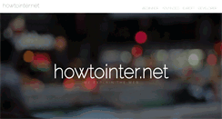 Desktop Screenshot of howtointer.net